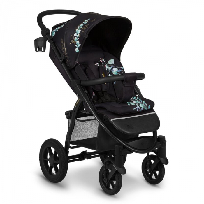 Lionelo - Carucior sport Annet Tour Golden Moments, Editie Limitata, 0 luni+, Capotina impermeabila UPF 50+, Maner reglabil, Plasa de tantari, Suport biberon, Saculet pentru picioare, Pana la 22 kg, C [3]