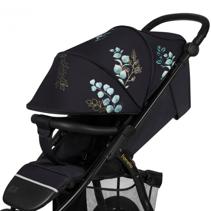 Lionelo - Carucior sport Annet Tour Golden Moments, Editie Limitata, 0 luni+, Capotina impermeabila UPF 50+, Maner reglabil, Plasa de tantari, Suport biberon, Saculet pentru picioare, Pana la 22 kg, C [19]