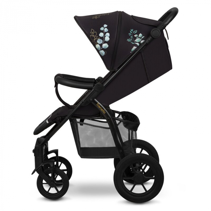 Lionelo - Carucior sport Annet Tour Golden Moments, Editie Limitata, 0 luni+, Capotina impermeabila UPF 50+, Maner reglabil, Plasa de tantari, Suport biberon, Saculet pentru picioare, Pana la 22 kg, C [9]