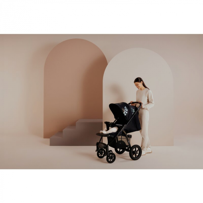 Lionelo - Carucior sport Annet Tour Golden Moments, Editie Limitata, 0 luni+, Capotina impermeabila UPF 50+, Maner reglabil, Plasa de tantari, Suport biberon, Saculet pentru picioare, Pana la 22 kg, C [34]