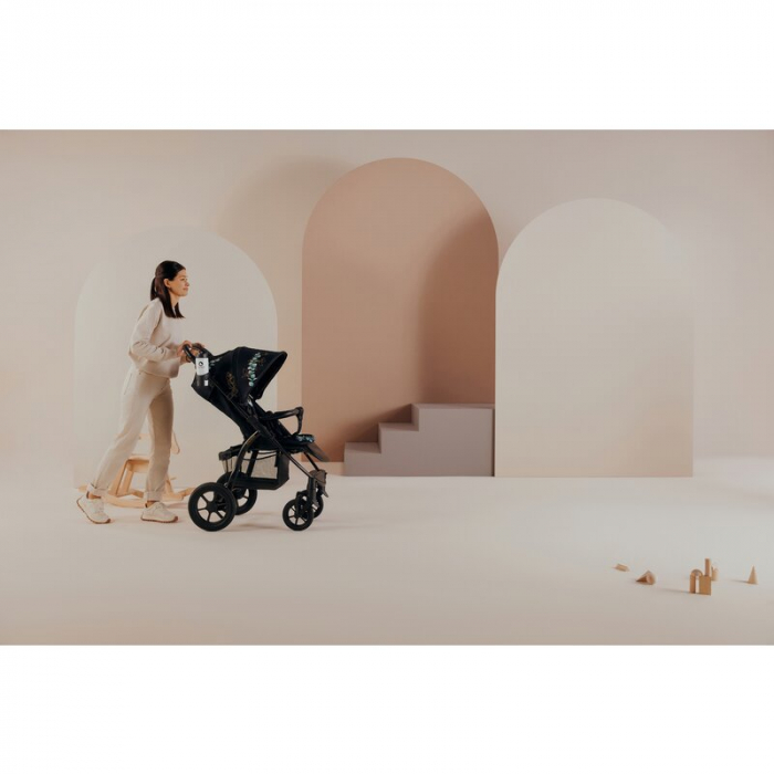 Lionelo - Carucior sport Annet Tour Golden Moments, Editie Limitata, 0 luni+, Capotina impermeabila UPF 50+, Maner reglabil, Plasa de tantari, Suport biberon, Saculet pentru picioare, Pana la 22 kg, C [24]