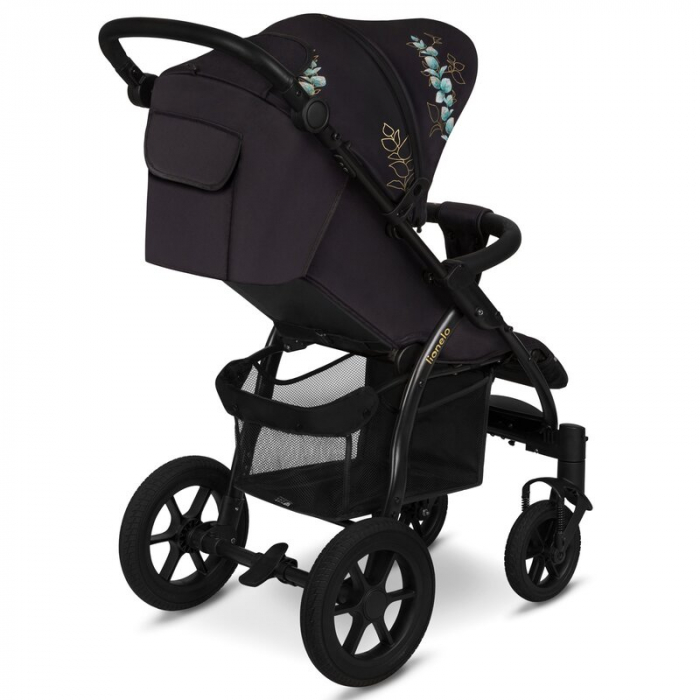 Lionelo - Carucior sport Annet Tour Golden Moments, Editie Limitata, 0 luni+, Capotina impermeabila UPF 50+, Maner reglabil, Plasa de tantari, Suport biberon, Saculet pentru picioare, Pana la 22 kg, C [13]