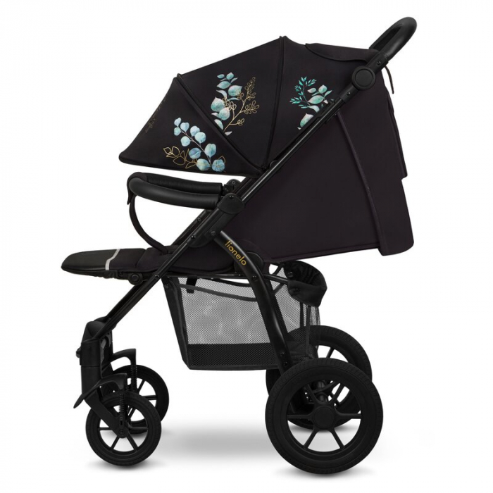 Lionelo - Carucior sport Annet Tour Golden Moments, Editie Limitata, 0 luni+, Capotina impermeabila UPF 50+, Maner reglabil, Plasa de tantari, Suport biberon, Saculet pentru picioare, Pana la 22 kg, C [11]