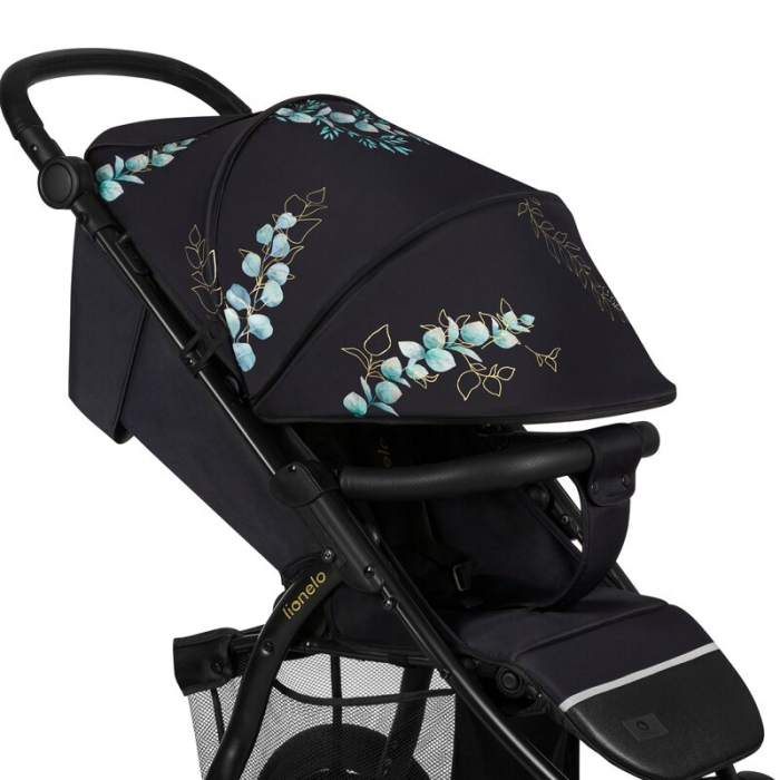 Lionelo - Carucior sport Annet Tour Golden Moments, Editie Limitata, 0 luni+, Capotina impermeabila UPF 50+, Maner reglabil, Plasa de tantari, Suport biberon, Saculet pentru picioare, Pana la 22 kg, C [20]