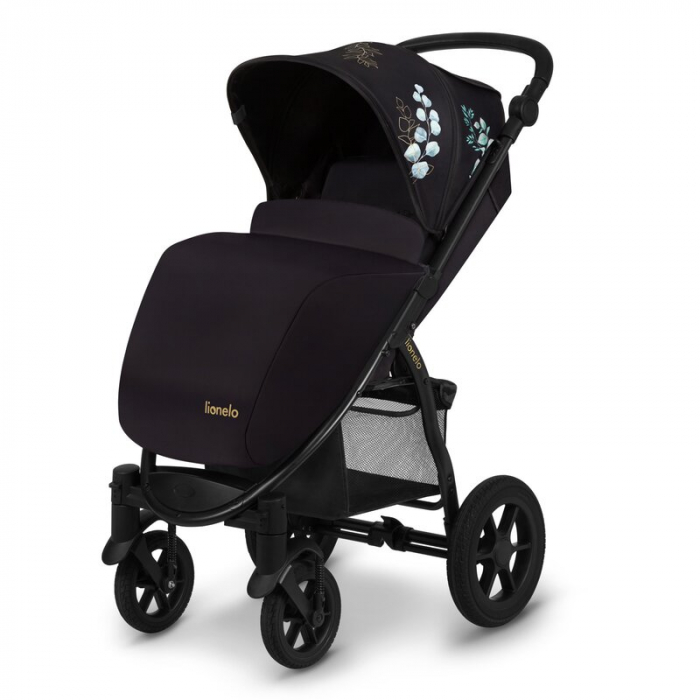 Lionelo - Carucior sport Annet Tour Golden Moments, Editie Limitata, 0 luni+, Capotina impermeabila UPF 50+, Maner reglabil, Plasa de tantari, Suport biberon, Saculet pentru picioare, Pana la 22 kg, C [7]