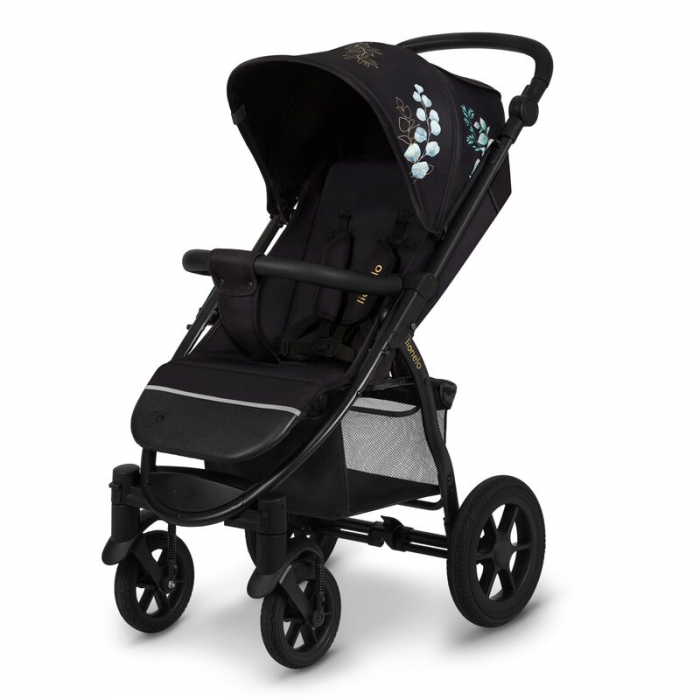 Lionelo - Carucior sport Annet Tour Golden Moments, Editie Limitata, 0 luni+, Capotina impermeabila UPF 50+, Maner reglabil, Plasa de tantari, Suport biberon, Saculet pentru picioare, Pana la 22 kg, C [4]