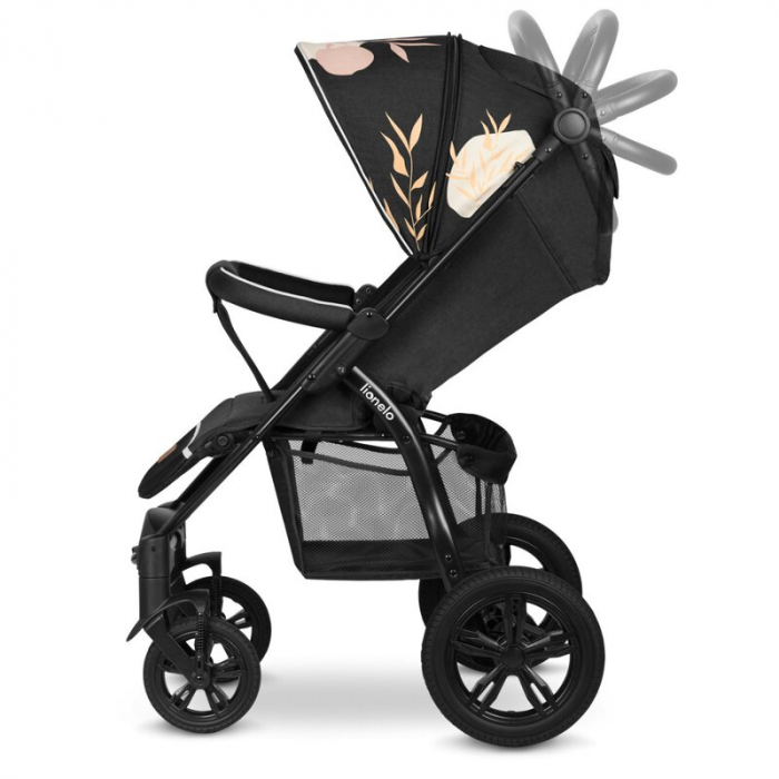 Lionelo - Carucior sport Annet Tour Lovin, Editie Limitata, De la nastere, Cu capotina impermeabila, Cu filtru UPF 50+, Cu maner reglabil, Plasa de tantari, Suport biberon, Saculet pentru picioare, Pa [12]
