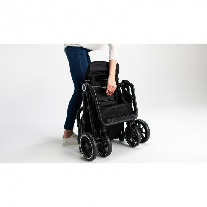 Lionelo - Carucior sport Cloe, De la nastere, Cu accesorii, Cadru din aluminiu, 0-22 kg, Usor, Pliabil cu o singura mana, Ideal pentru toate tipurile de suprafete, Bej [42]