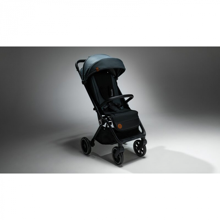 Lionelo - Carucior sport Cloe, De la nastere, Cu accesorii, Cadru din aluminiu, 0-22 kg, Usor, Pliabil cu o singura mana, Ideal pentru toate tipurile de suprafete, Bej [53]