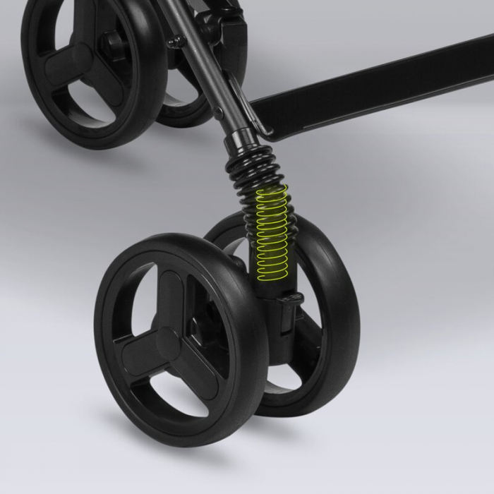 Lionelo - Carucior sport Elia, Cu husa de picioare, Cu plasa de tantari, Conform cu standardul european de securitate EN1888-1, Gri inchis [22]