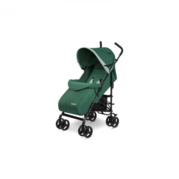 Lionelo - Carucior sport Elia, Cu husa de picioare, Cu plasa de tantari, Conform cu standardul european de securitate EN1888-1, Verde inchis [4]