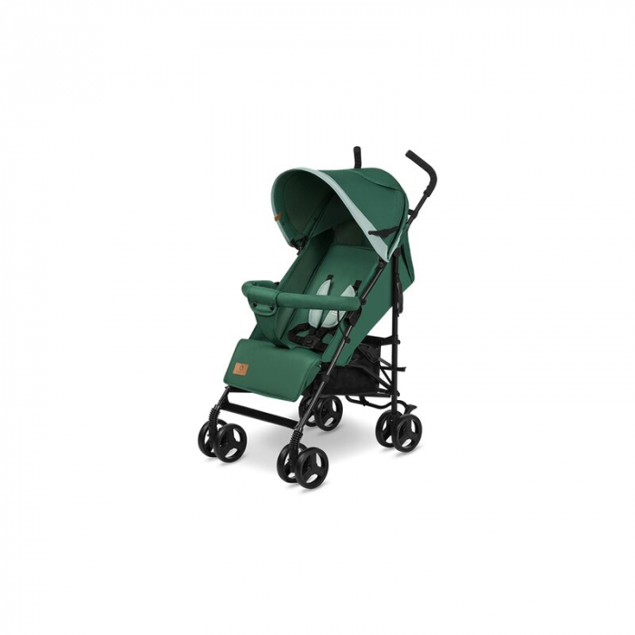 Lionelo - Carucior sport Elia, Cu husa de picioare, Cu plasa de tantari, Conform cu standardul european de securitate EN1888-1, Verde inchis [3]