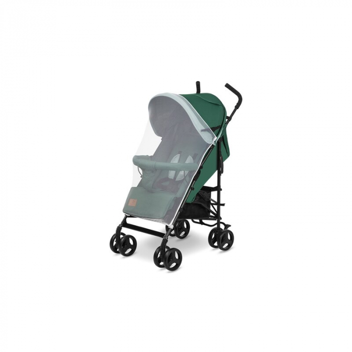 Lionelo - Carucior sport Elia, Cu husa de picioare, Cu plasa de tantari, Conform cu standardul european de securitate EN1888-1, Verde inchis [5]