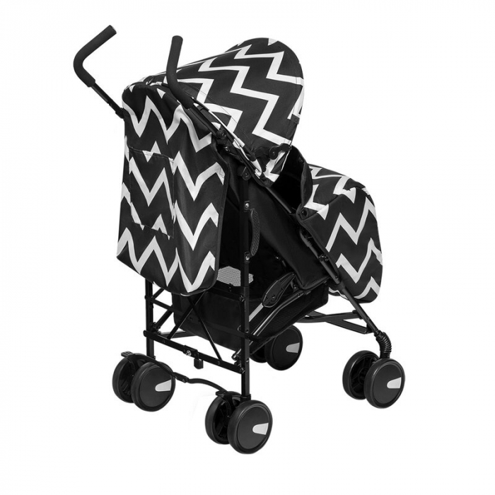 Lionelo - Carucior sport Elia Oslo, Cu husa de picioare, Cu plasa de tantari, Conform cu standardul european de securitate EN1888-1, Negru [10]