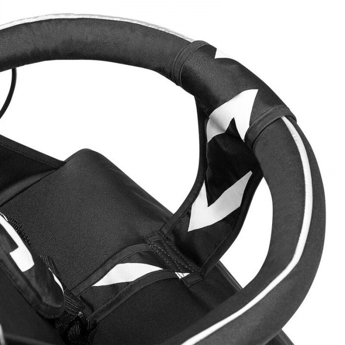 Lionelo - Carucior sport Elia Oslo, Cu husa de picioare, Cu plasa de tantari, Conform cu standardul european de securitate EN1888-1, Negru [19]