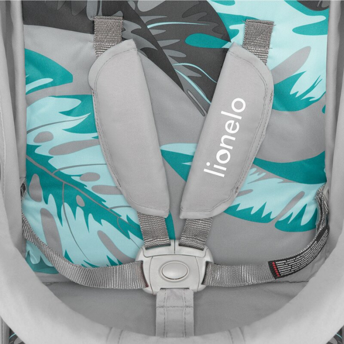 Lionelo - Carucior sport Elia Tropical, Cu husa de picioare, Cu plasa de tantari, Conform cu standardul european de securitate EN1888-1, Turcoaz [19]