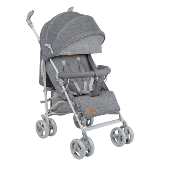 Lionelo - Carucior sport Irma, Cu husa de picioare, Cu plasa de tantari, Conform cu standardul european de securitate EN1888-1, Gri [5]