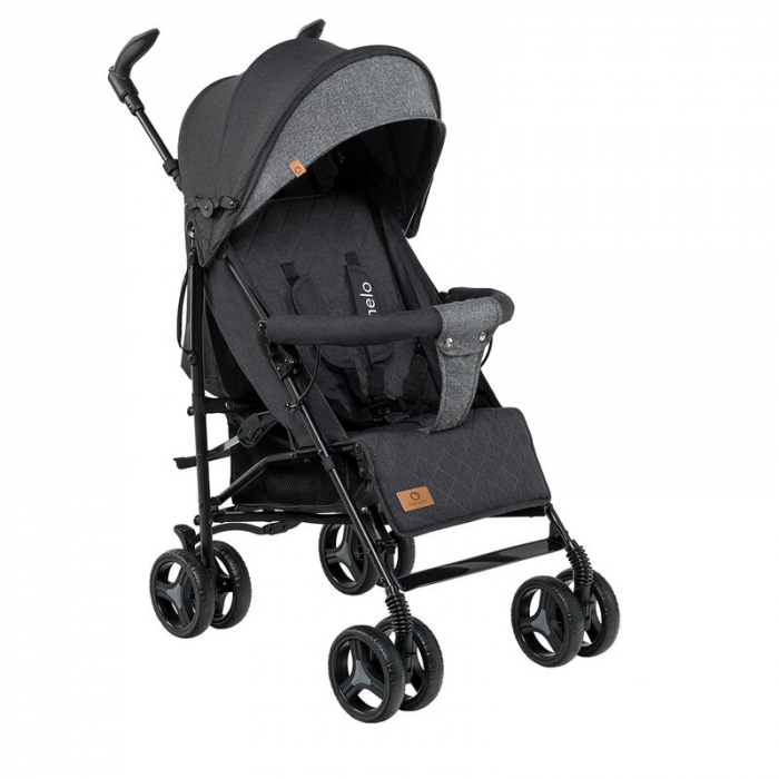 Lionelo - Carucior sport Irma, Cu husa de picioare, Cu plasa de tantari, Conform cu standardul european de securitate EN1888-1, Negru [1]