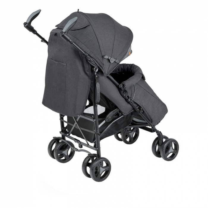 Lionelo - Carucior sport Irma, Cu husa de picioare, Cu plasa de tantari, Conform cu standardul european de securitate EN1888-1, Negru [13]