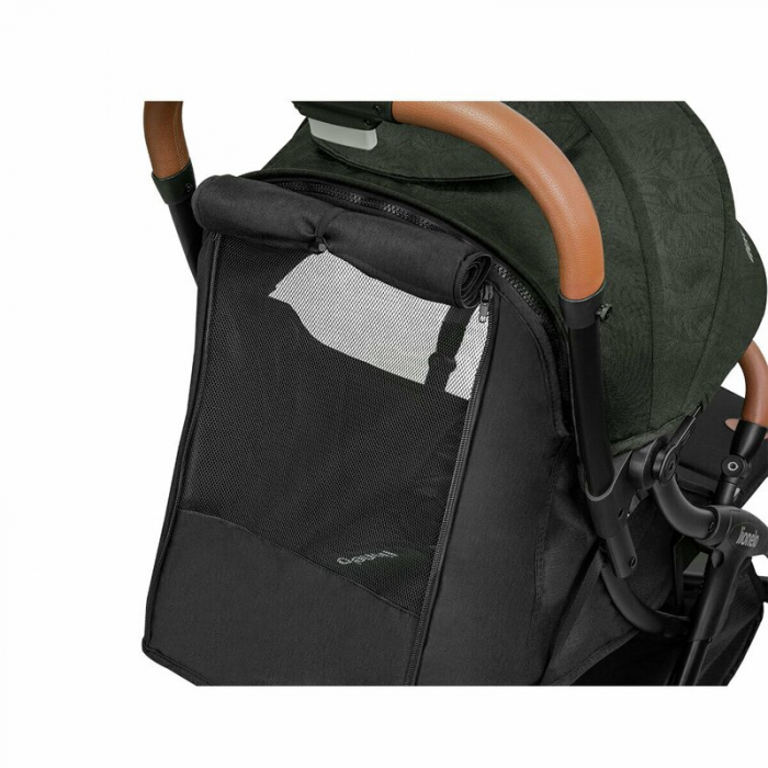 Lionelo - Carucior sport Julie One, De la nastere, Greutate redusa, Cu accesorii, Cadru din aluminiu, 0-22 kg, Conform cu standardele europene de securitate EN1888-1 si EN1888-2, Verde Tropical [17]