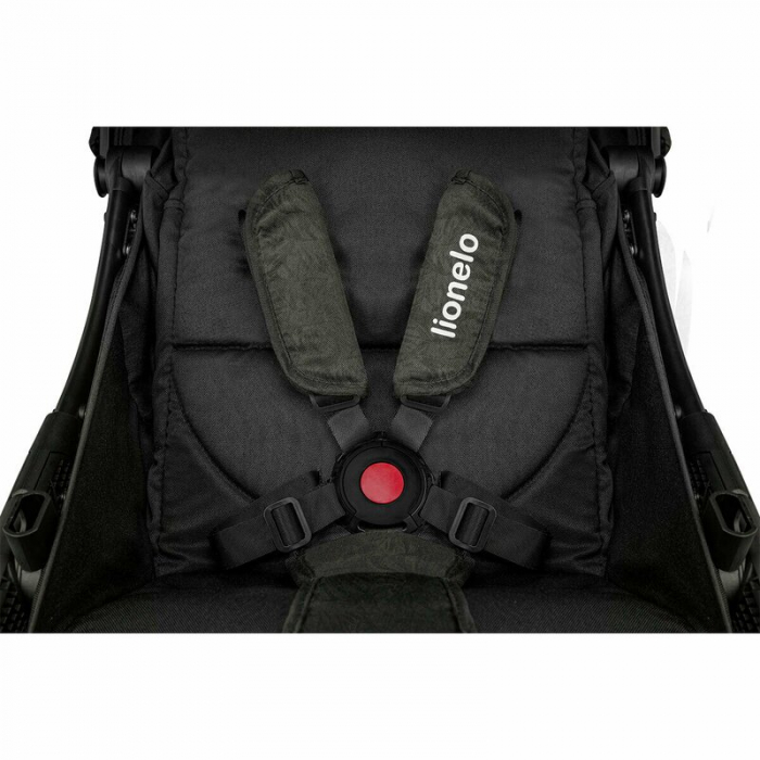 Lionelo - Carucior sport Julie One, De la nastere, Greutate redusa, Cu accesorii, Cadru din aluminiu, 0-22 kg, Conform cu standardele europene de securitate EN1888-1 si EN1888-2, Verde Tropical [16]