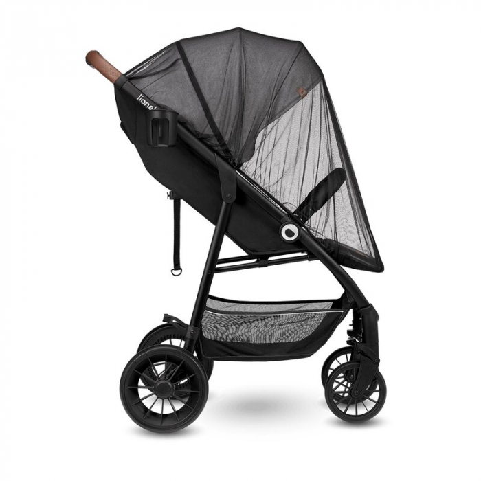 Lionelo - Carucior sport Zoey, De la nastere, Cu accesorii, Cadru din aluminiu, 0- 15 kg, Conform cu standardul european de securitate EN1888-1, Gri [12]