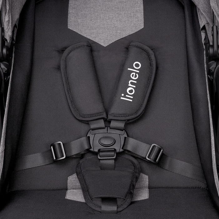 Lionelo - Carucior sport Zoey, De la nastere, Cu accesorii, Cadru din aluminiu, 0- 15 kg, Conform cu standardul european de securitate EN1888-1, Gri [14]