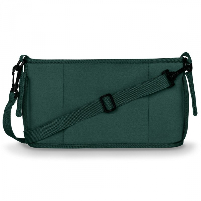 Lionelo - Geanta impermeabila pentru mamici si carucior, Little Cube, Cu 4 compartimente, Curea detasabila, Buzunar exterior detasabil, Verde [2]