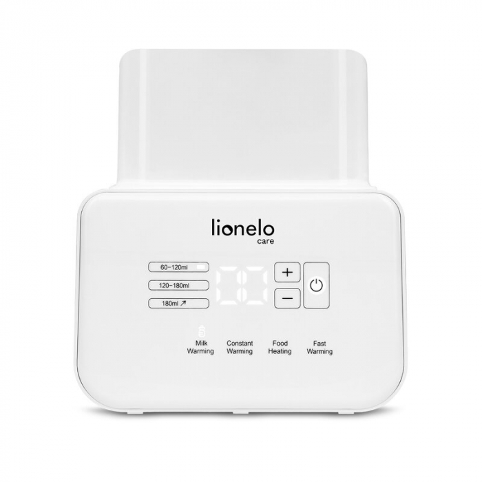 Lionelo - Incalzitor biberoane ThermUp Double, 2 biberoane, 3 - 5 min, Temperatura constanta pana la 24 h, Sterilizare, Dezghetare, Fara BPA, Alb [1]