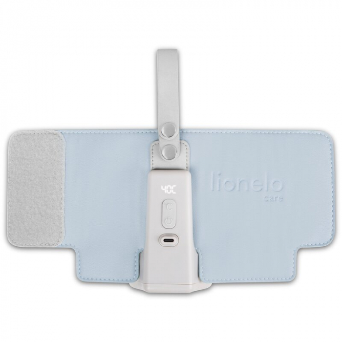 Lionelo - Incalzitor biberoane ThermUp Go Plus, Portabil, Cu aspect elegant, Temperatura constanta pana la 24 h, Incarcare USB, Albastru deschis [6]