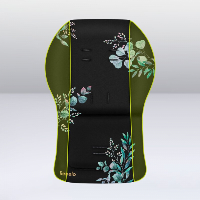 Lionelo - Insertie carucior, Editie limitata, Ajustabile pentru fiecare carucior, Cu orificii pentru centurile de siguranta, Cu imprimeu fata-verso, Din material hidrofob, 48x72x1 cm, Negru [5]