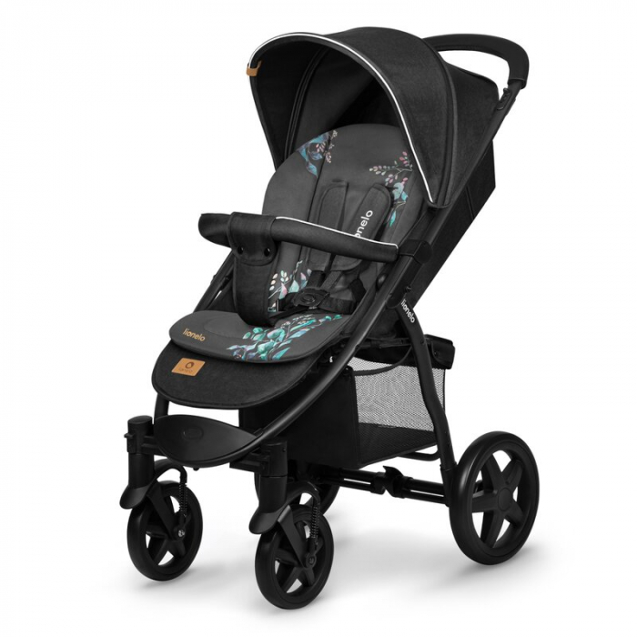 Lionelo - Insertie carucior, Editie limitata, Ajustabile pentru fiecare carucior, Cu orificii pentru centurile de siguranta, Cu imprimeu fata-verso, Din material hidrofob, 48x72x1 cm, Gri [3]
