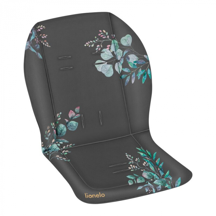 Lionelo - Insertie carucior, Editie limitata, Ajustabile pentru fiecare carucior, Cu orificii pentru centurile de siguranta, Cu imprimeu fata-verso, Din material hidrofob, 48x72x1 cm, Gri [1]