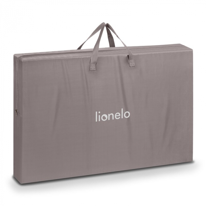 Lionelo - Patut co-sleeper 3 in 1, Aurora, Cu leganare si setare unghiulara, Include saltea cu densitate T25 si geanta transport, Reglabil in 5 pozitii, Pana la 9 kg, 0 luni+, 85x60x66 cm, Certificari [29]
