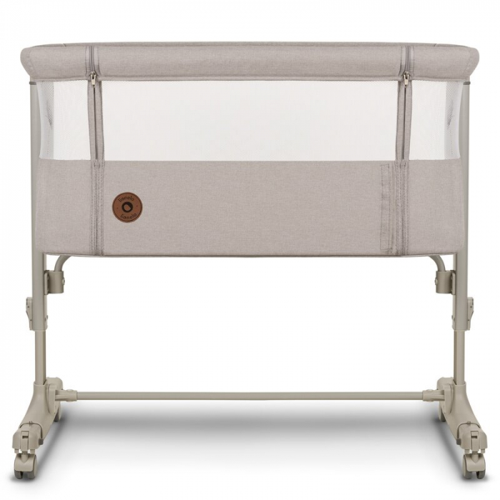 Lionelo - Patut co-sleeper 3 in 1, Aurora, Cu leganare si setare unghiulara, Include saltea cu densitate T25 si geanta transport, Reglabil in 5 pozitii, Pana la 9 kg, 0 luni+, 85x60x66 cm, Certificari [14]