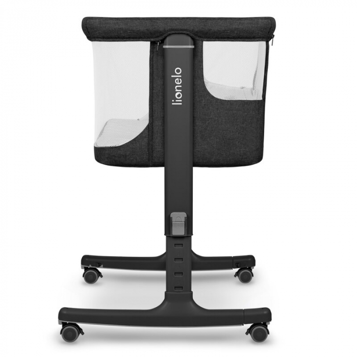 Lionelo - Patut co-sleeper 3 in 1, Aurora, Cu leganare si setare unghiulara, Include saltea cu densitate T25 si geanta transport, Reglabil in 5 pozitii pe inaltime, Pana la 9 kg, 0 luni+, Conform cu E [21]