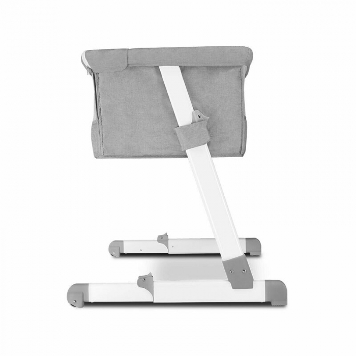 Patut co-sleeper Theo 2 in 1, Cu setare unghiulara, Reglabil in 5 pozitii pe inaltime, Grey [11]