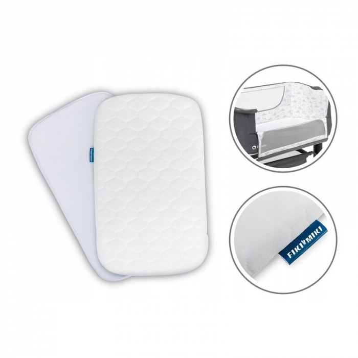 Patut co-sleeper Timon Pliabil, 3 in 1, Cu setare unghiulara, Reglabil in 6 pozitii pe inaltime, Gri [15]
