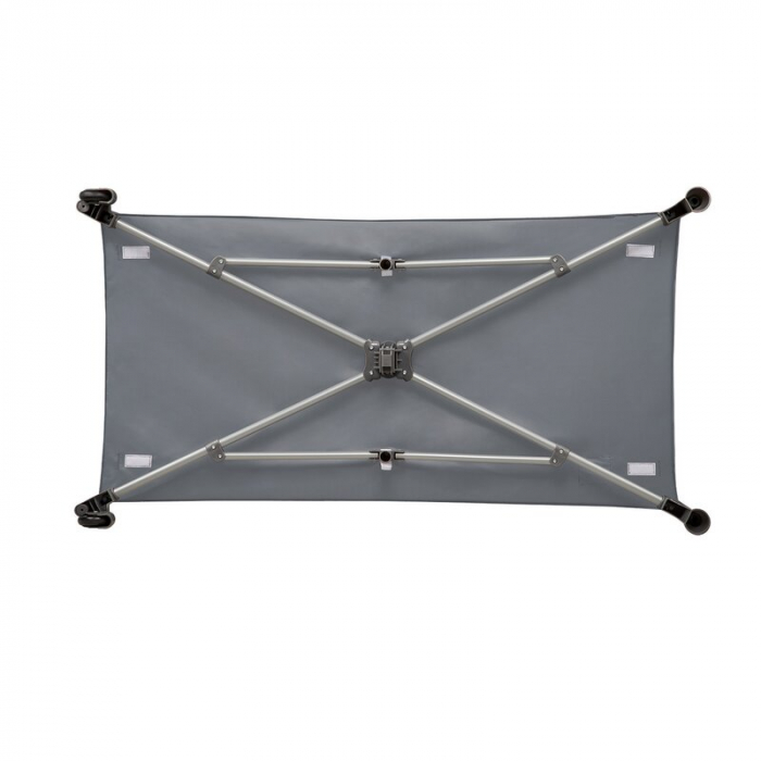 Patut pliant cu un nivel Stefi 120x60cm , Cu intrare laterala cu fermoar, 2 roti, Yellow Lemon [9]