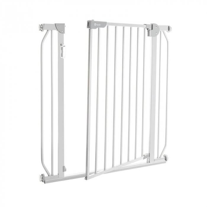 Lionelo - Poarta de siguranta cu suruburi Truus Slim Led , Cu lumina Led cu senzor, 105 cm, Conform cu standardul european de securitate EN1930, Gri [5]