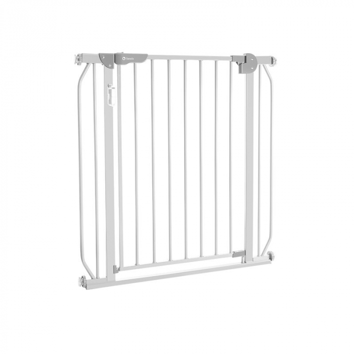 Lionelo - Poarta de siguranta cu suruburi Truus Slim Led , Cu lumina Led cu senzor, 105 cm, Conform cu standardul european de securitate EN1930, Gri [3]