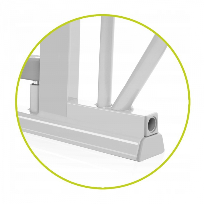 Lionelo - Poarta de siguranta cu suruburi Truus Slim Led , Cu lumina Led cu senzor, 105 cm, Conform cu standardul european de securitate EN1930, Gri [13]