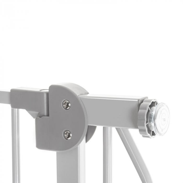 Lionelo - Poarta de siguranta cu suruburi Truus Slim Led , Cu lumina Led cu senzor, 105 cm, Conform cu standardul european de securitate EN1930, Gri [7]
