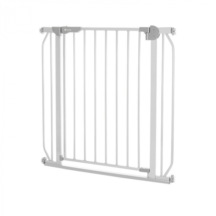 Lionelo - Poarta de siguranta prin presiune Truus Slim, 105 cm, Conform cu standardul european de securitate EN1930, Gri [5]