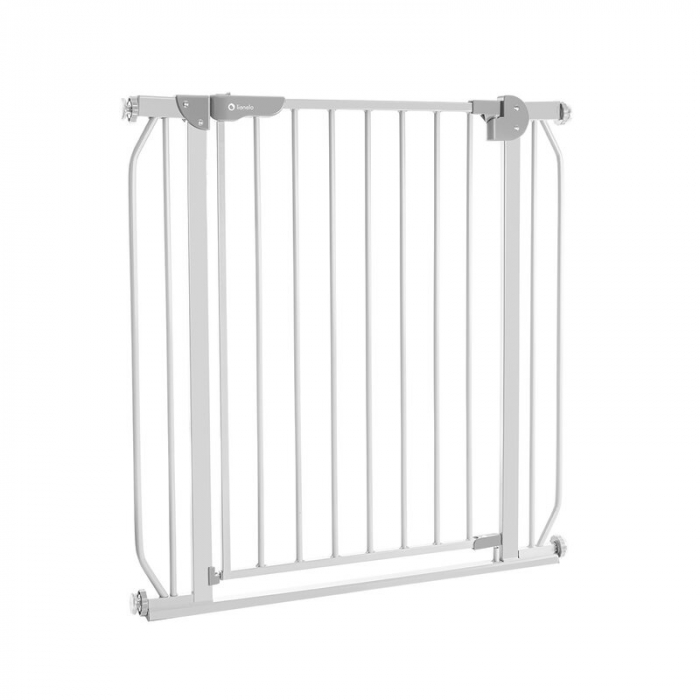 Lionelo - Poarta de siguranta prin presiune Truus Slim, 105 cm, Conform cu standardul european de securitate EN1930, Gri [4]