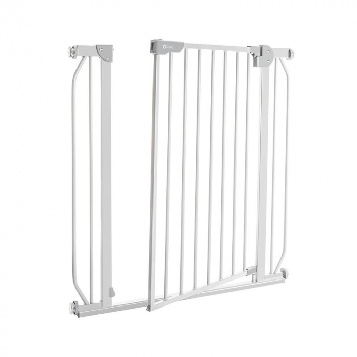 Lionelo - Poarta de siguranta prin presiune Truus Slim, 105 cm, Conform cu standardul european de securitate EN1930, Gri [3]