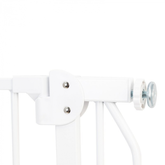 Lionelo - Poarta de siguranta prin presiune Truus Slim, 105 cm, Conform cu standardul europeane de securitate EN1930, Alb [9]