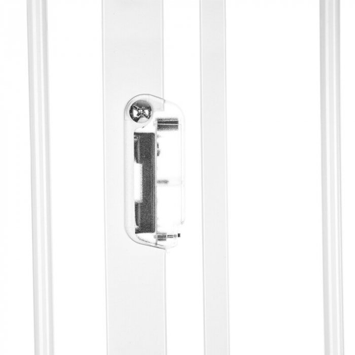 Lionelo - Poarta de siguranta prin presiune Truus Slim Led , Cu lumina Led cu senzor, 105 cm, Conform cu standardul european de securitate EN1930, Alb [6]