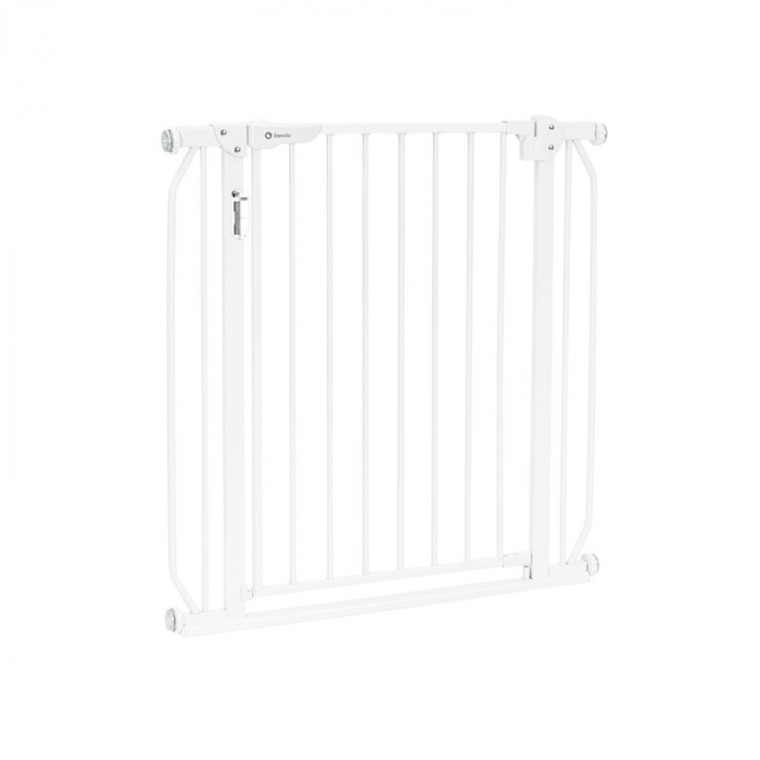 Lionelo - Poarta de siguranta prin presiune Truus Slim Led , Cu lumina Led cu senzor, 105 cm, Conform cu standardul european de securitate EN1930, Alb [3]