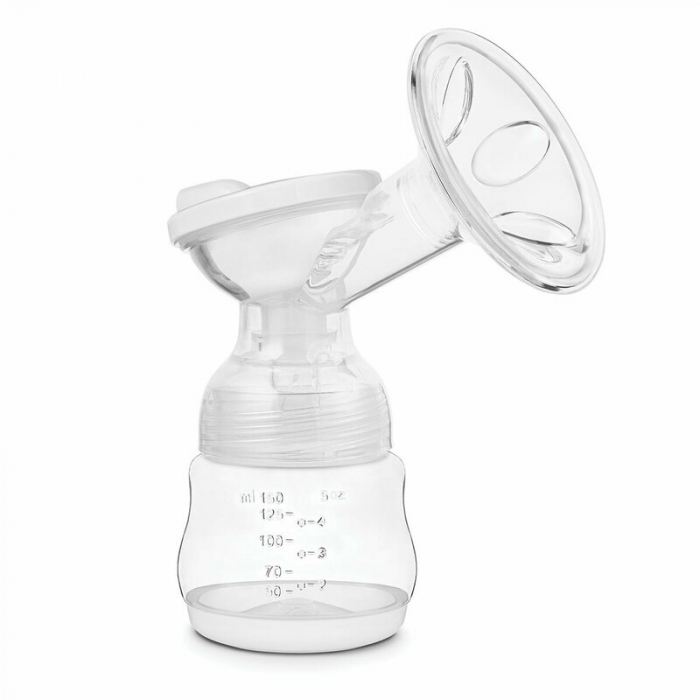 Lionelo - Pompa dubla de san, Electrica, Cu 9 nivele de aspiratie, 5 moduri de masaj, Afisaj LED, Imita suptul natural al copilului, Functionare pana la 90 min, Silentioasa, Fara BPA, Include 2 recipi [3]